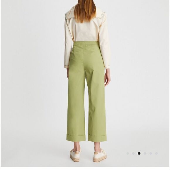 Tory Burch nwt SAILOR PANT in light olive green. - Picture 3 of 16